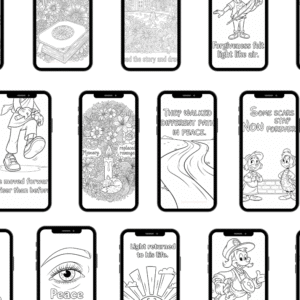 Color & Read: The Coloring and Short Story Book – 48 Fun Pages