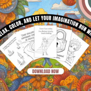 Color & Read: The Coloring and Short Story Book – 48 Fun Pages