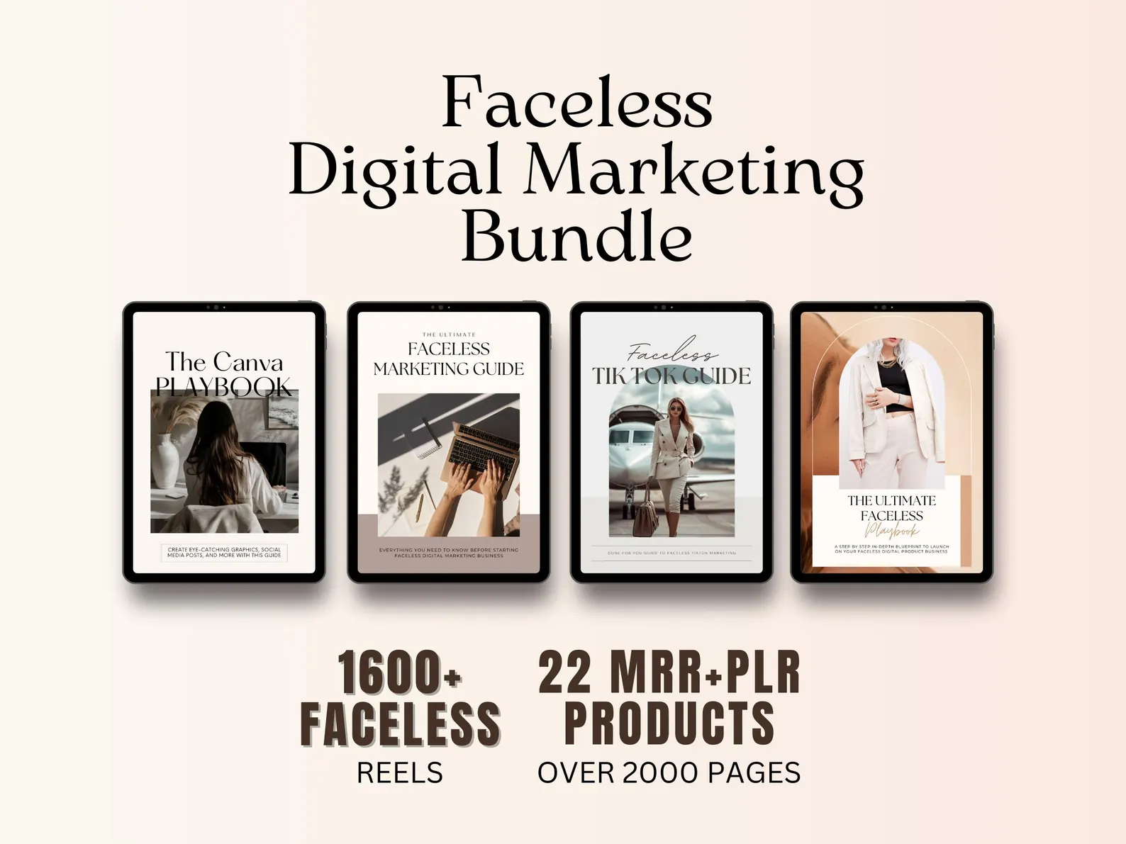 22 Faceless Digital Marketing MRR Products, Faceless Marketing, DFY, Master Resell Rights - Image 5