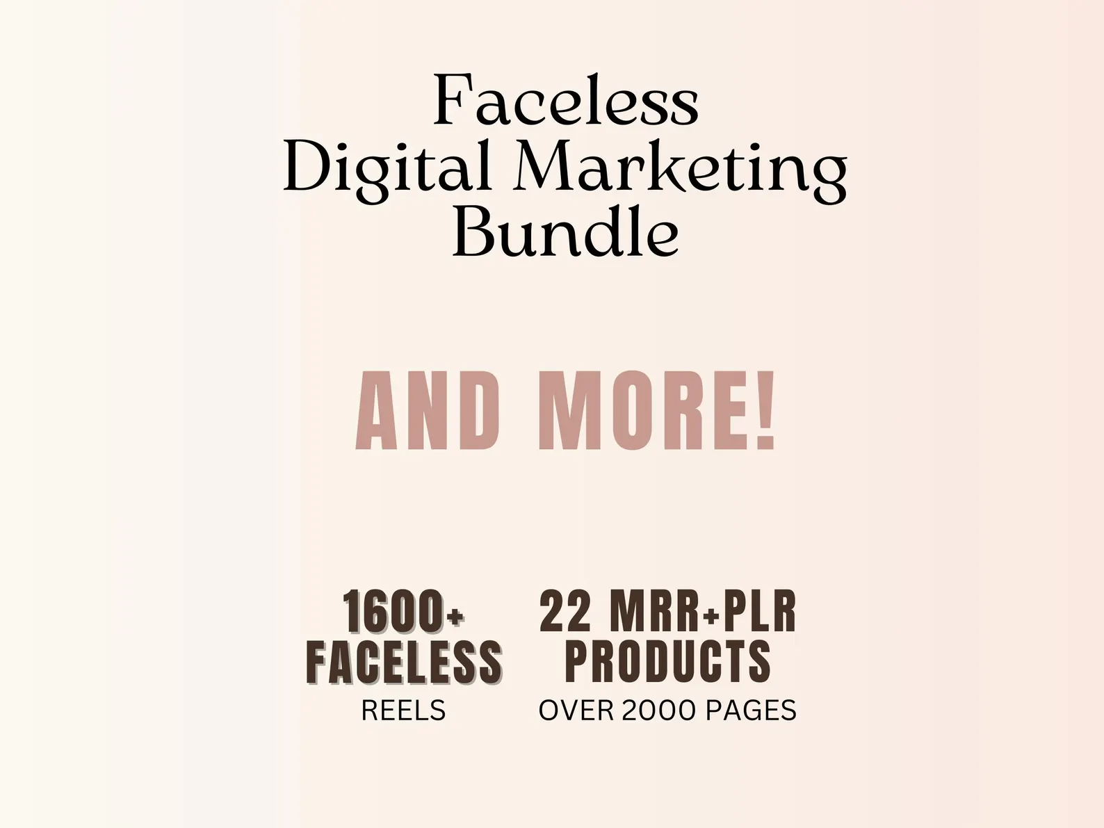 22 Faceless Digital Marketing MRR Products, Faceless Marketing, DFY, Master Resell Rights - Image 7