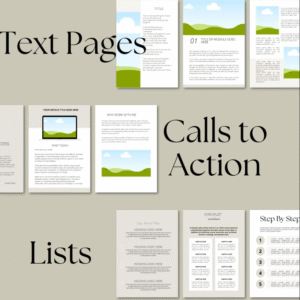 Canva eBook Template, Course WorkBook Template, How to Create e-Book, 250 page book Template + PLR & MRR Rights