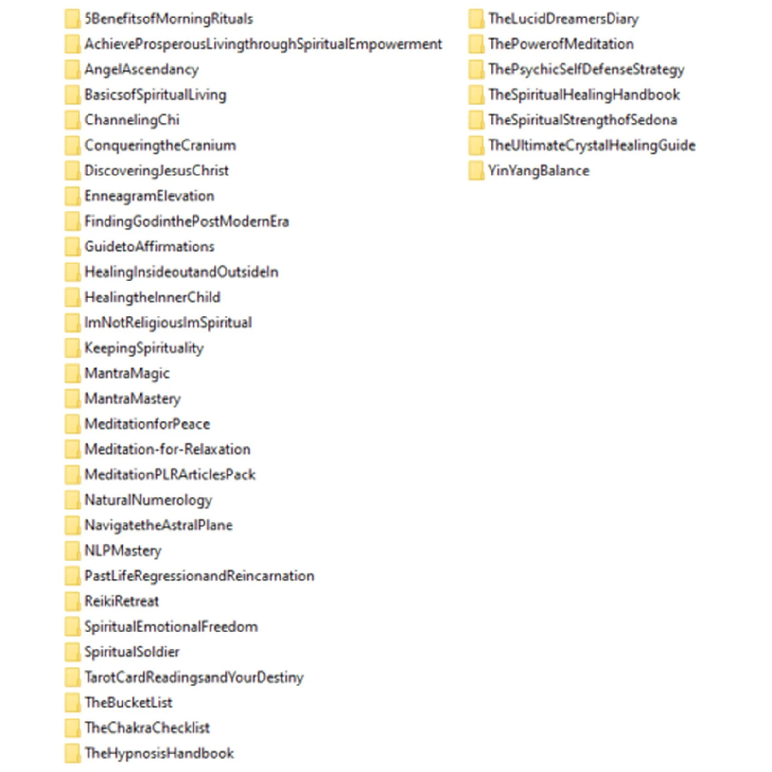 56 Spirituality PLR eBooks and articles | plr bundle resell rights | e book commercial use - Image 2