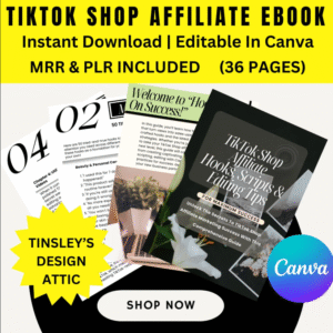 TikTok Shop Affiliate Hooks and Scripts | Monetize TikTok | MRR & PLR | 2025